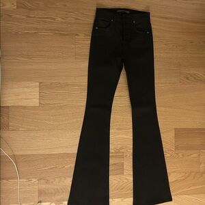 Veronica Beard Black Flared Jeans